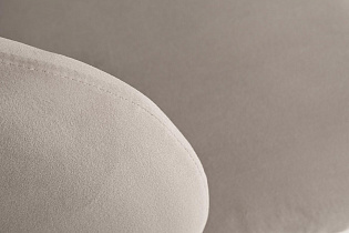 Стул обеденный велюровый серый