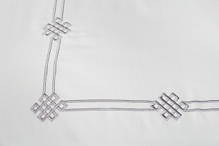 Комплект постельного белья "Арктик" с вышивкой евро 220х200см