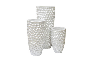 Кашпо жемчужно-белое 2 (превью)