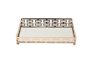 Поднос прямоугольный зеркальный/золото 1 (превью)