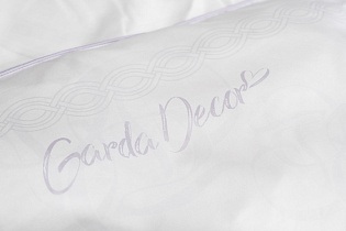 Комплект постельного белья "Фиори" сиренево-белый 145х210см с наволочками 50х70см