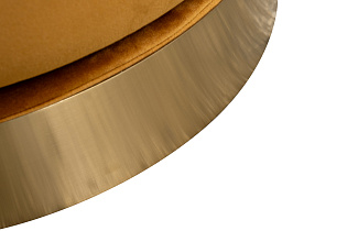 Кресло Napoli вращающееся велюровое с принтом