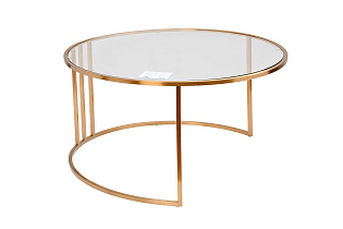 Стол журнальный с пуфом