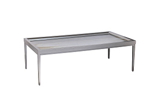 Стол журнальный Мираж (Mirage) серый