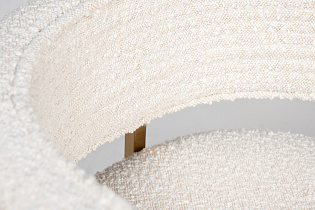 Стул букле бежевый/матовое золото