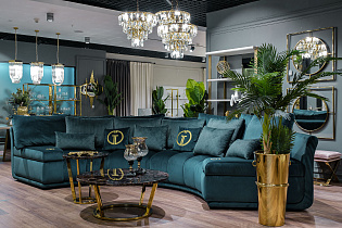 Диван Колизей(Coliseum) модульный бирюзовый