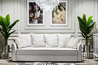 Кашпо металлическое на подставке (хром) 3 (превью)