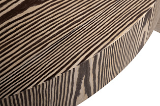 Стол журнальный Zebrano круглый