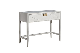 Консоль с ящиком бежевая