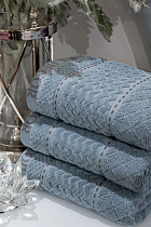 Полотенце «Наполи» 50*90 голубое 5 (превью)