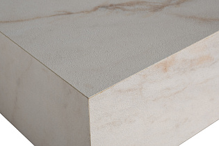 Стол журнальный Агат (Agate) светлый керамический