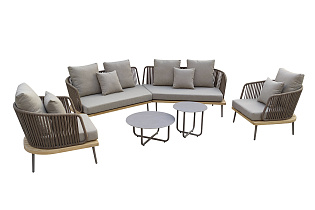 Кресло БЭЙЛИ (BAYLEY) уличное серое