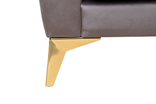 Кресло Сиена(Siena) велюровое серое 6 (превью)