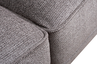 Диван Мадрид Память(Madrid Memory) трехместный шенилл коричневый с кантом