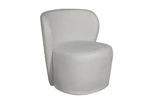 Кресло букле белое