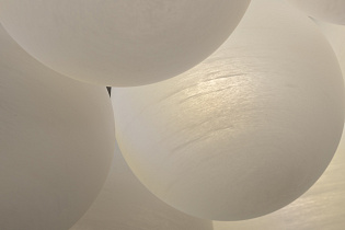 Светильник подвесной Шары (Globo) матовое стекло/золото