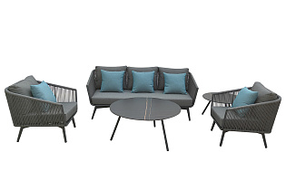 Диван Arial трехместный уличный серый 5 (превью)