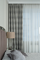 Портьера Лакшери (Luxury) 275х260см бирюзовая