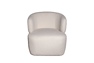 Кресло Тироло (Tirolo) букле белое