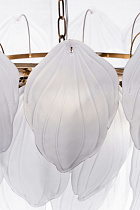 Люстра "Лебедь" с матовыми лепестками