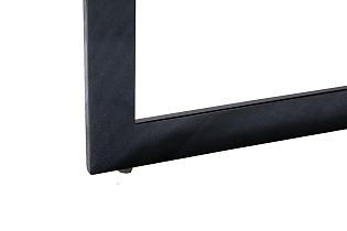 Стул на металлическом каркасе темно-голубой