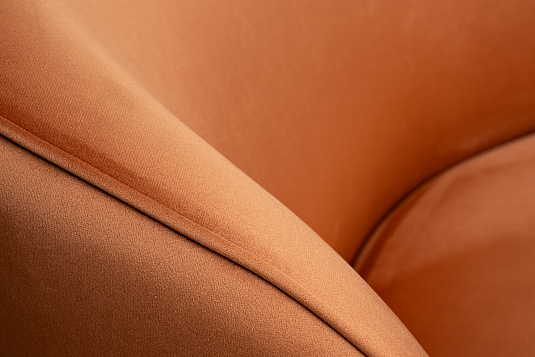 Кресло Капри Базовая(Capri Basic) велюровое терракотовое