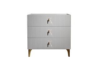 Комод Дориа(Doria) белый