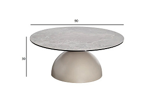 Стол журнальный Augustus Gray керамический