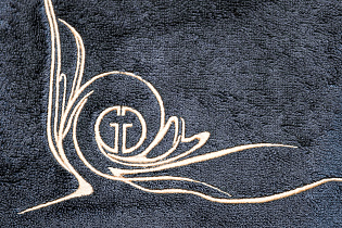 Полотенце «Лирика» 70*140 графит 3 (превью)