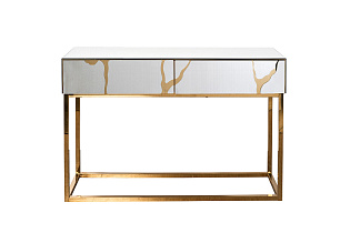 Консоль зеркальная с золотым декором 1 (превью)