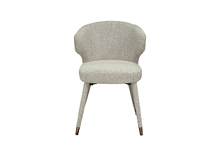 Стул обеденный шенилл белый