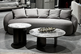 Диван Forli трехместный светло-серый