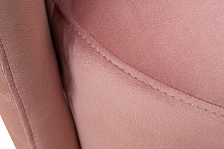 Кресло Verona вращающееся велюровое розовое/хром 5 (превью)