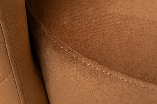 Кресло Verona Basic вращающееся велюровое коричневое