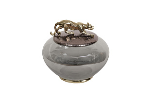 Ваза декоративная с крышкой «Ягуар» 1 (превью)