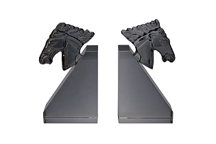 Держатель для книг "хрустальный" "Кони"