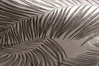 Кресло Verona вращающееся вельвет принт "Листья"