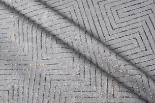 Ткань портьерная GLOSS серая