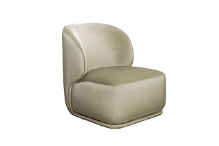 Кресло Капри Базовая(Capri Basic) велюровое оливковое
