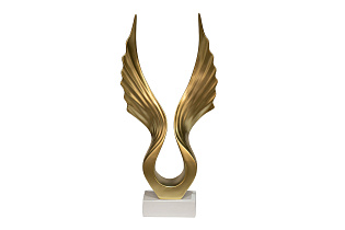 Статуэтка "Абстракция" золотая