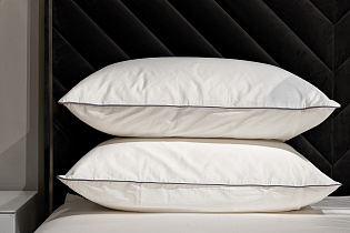 Комплект из 2х наволочек сатиновых 50х70см белый 1 (превью)