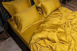 Простыня "Сопрано" 240х250см горчичная