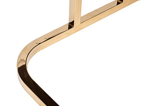 Стул обеденный велюровый кремовый/золото 4 (превью)