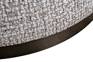 Кресло Verona вращающееся шенилл серый/бронза