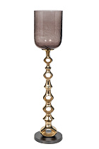 Подсвечник напольный стеклянный