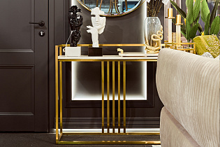 Консоль Misty Nuova искусственный мрамор/матовое золото 6 (превью)