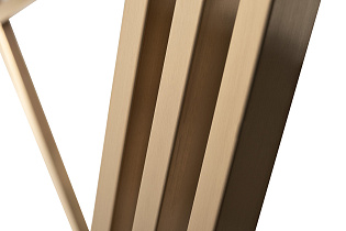 Стол-консоль белый/золото