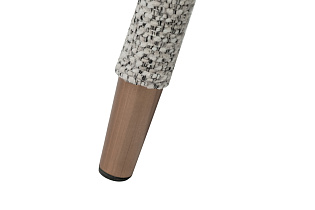 Стул обеденный шенилл белый