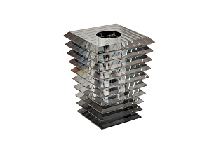 Ваза-подсвечник хрустальная серая 2 (превью)