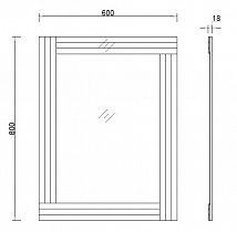 Зеркало прямоугольное